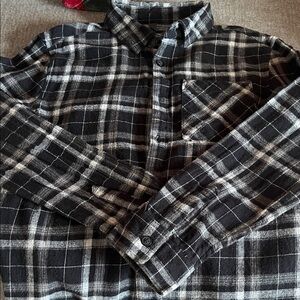 Black and White Checkered Shirt